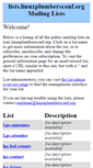 Mobile Screenshot of lists.linuxplumbersconf.org